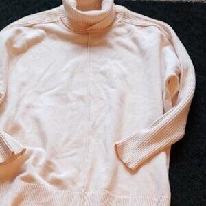 Anrabess White Turtleneck Sweater